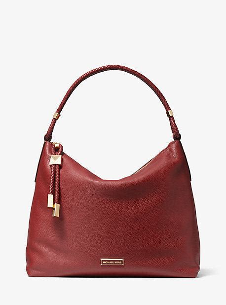 Lexington Large Pebbled Leather Shoulder Bag